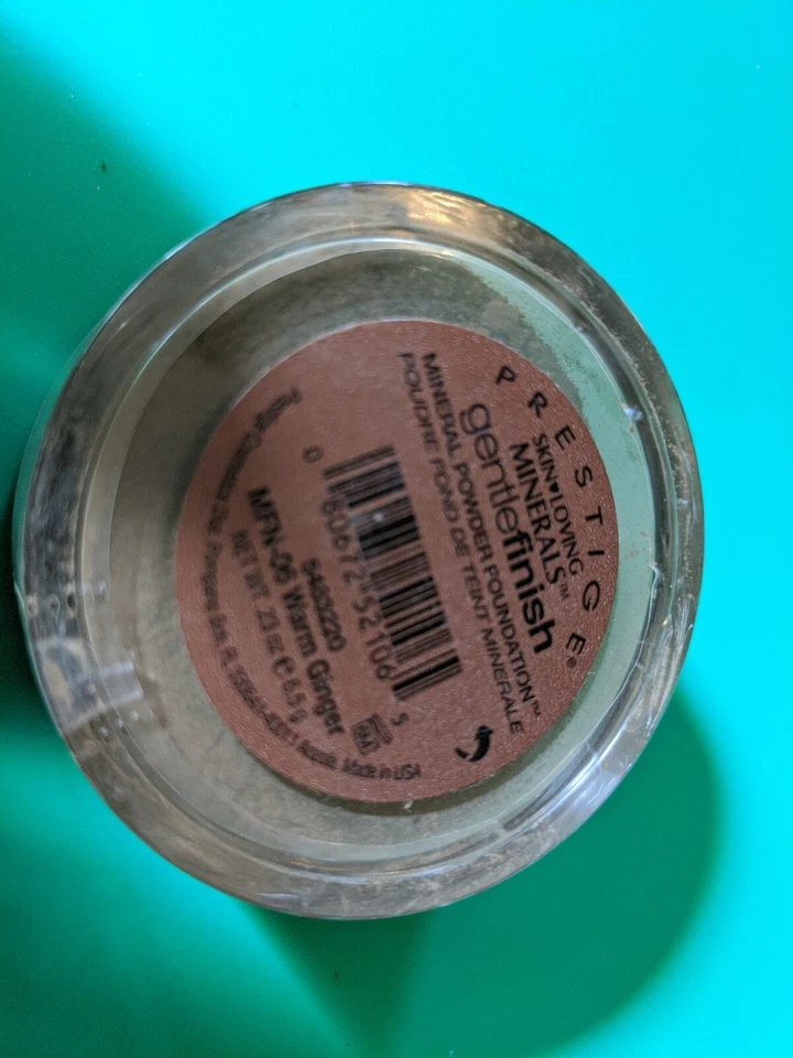 Base en polvo mineral Prestige Skin Loving MFN-06 maquillaje cálido de jengibre nueva Foto 3 de 4