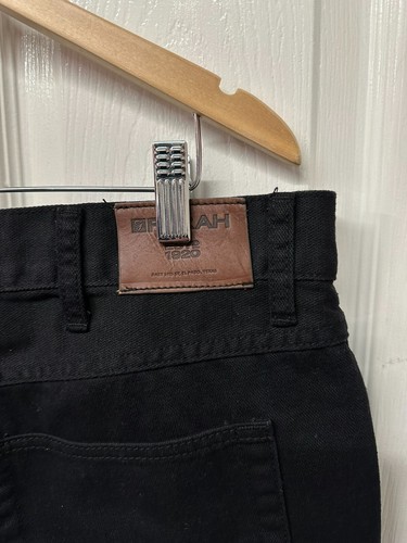 Farah Classic Black Denim Jeans Size W40, L30 | Straight Fit Regular Men's 40 30 - Picture 21 of 24