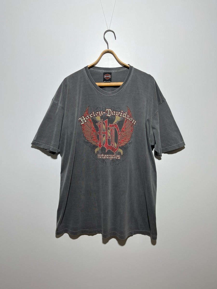 Harley Davidson 'Swiss Harley Days' 2011 Garment Dyed T-Shirt Size