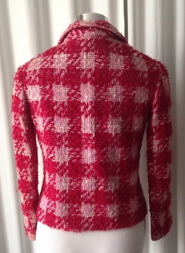 Vintage 70's Safinia Saks Fifth Avenue Tweed Jacket Size S - Picture 6 of 9