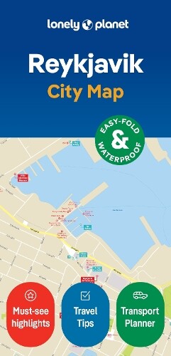 Lonely Planet Reykjavik City Map (Map) Map