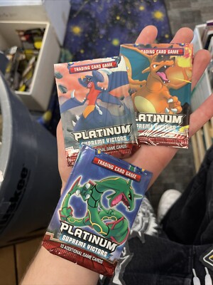 pokemon platinum supreme victors booster pack Pokemon 3pk Blister main image 1