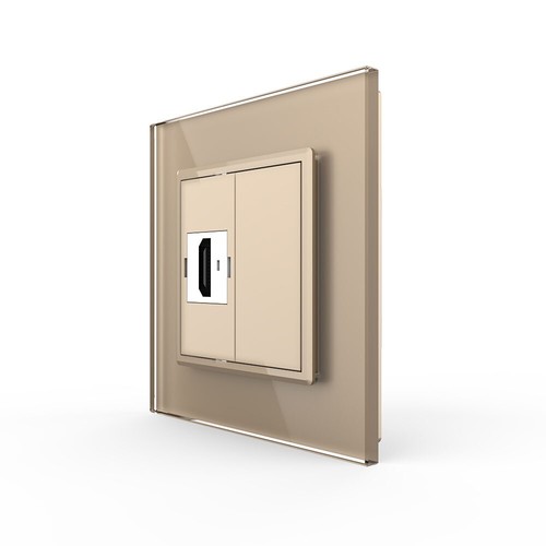 LIVOLO Wippe Glas Lichtschalter Steckdosen Taster Dimmer Kreuz-/ Wechselschalter - Bild 152 von 192