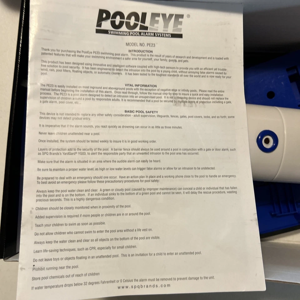 Alarma de piscina PE23 PoolEye AG/IG alarma de inmersión con alarma remota en el hogar. Foto 3 de 4
