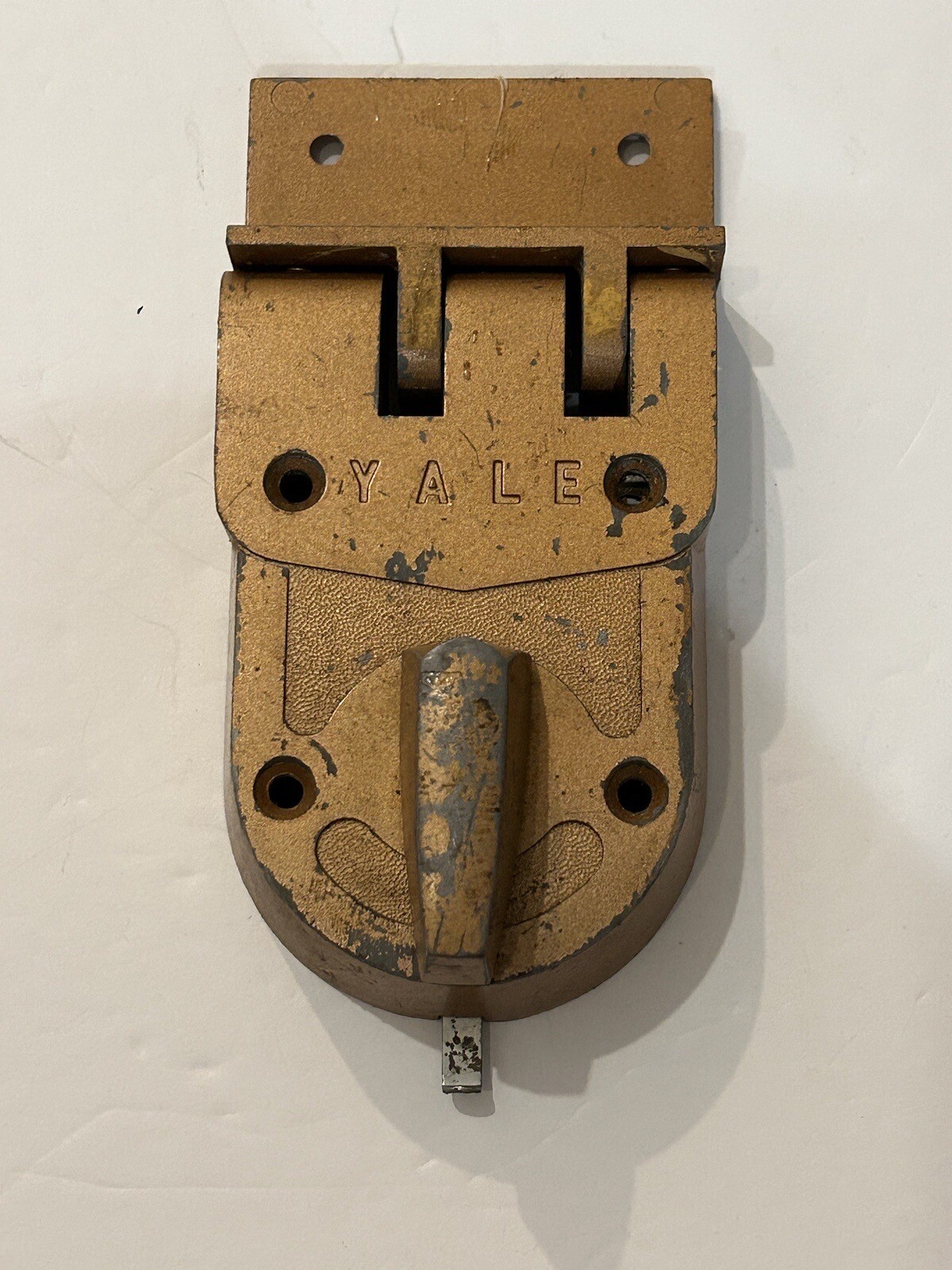 Dead Bolt Door Lock Vintage Yale Made in USA Heavy Duty eBay
