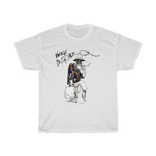 Dr Gonzo Hunter S Thompson White Grey Navy T-Shirt Size S to 5XL