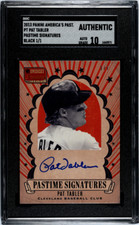 Pat Tabler 2013 Panini America's Pastime Auto Signatures Auto 1/1 SGC Authentic