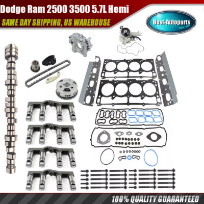 NON MDS Water Pump Camshaft Lifters Kit for 09-16 Dodge RAM 2500 3500 5.7L V8
