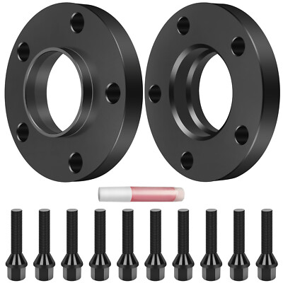 #ad #ad 2pcs 5x120 Wheel Spacers 20mm Hubcentric 74.1 74 w 12x1.5 Bolts For BMW E39 $37.60