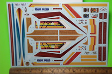 77 1977 Ford Surfer Van 125 Decal Sheet Custom Graphics Beach Mural Tiki Heads