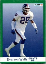 1991 Fleer Football Everson Walls