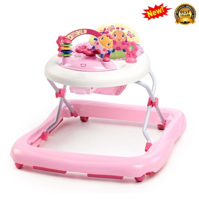 Adjustable Baby Walker Activity Station Toy Activates Lights Sounds Melodies New