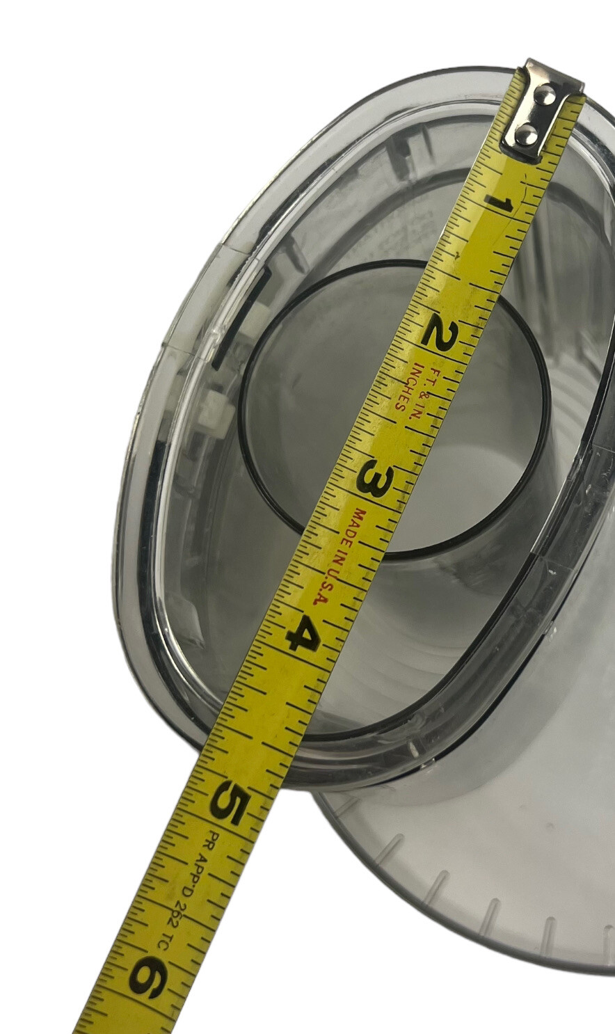 Cuisinart DLC 10 Food Processor Lid Chute Sleeve Replacement Part Clear
