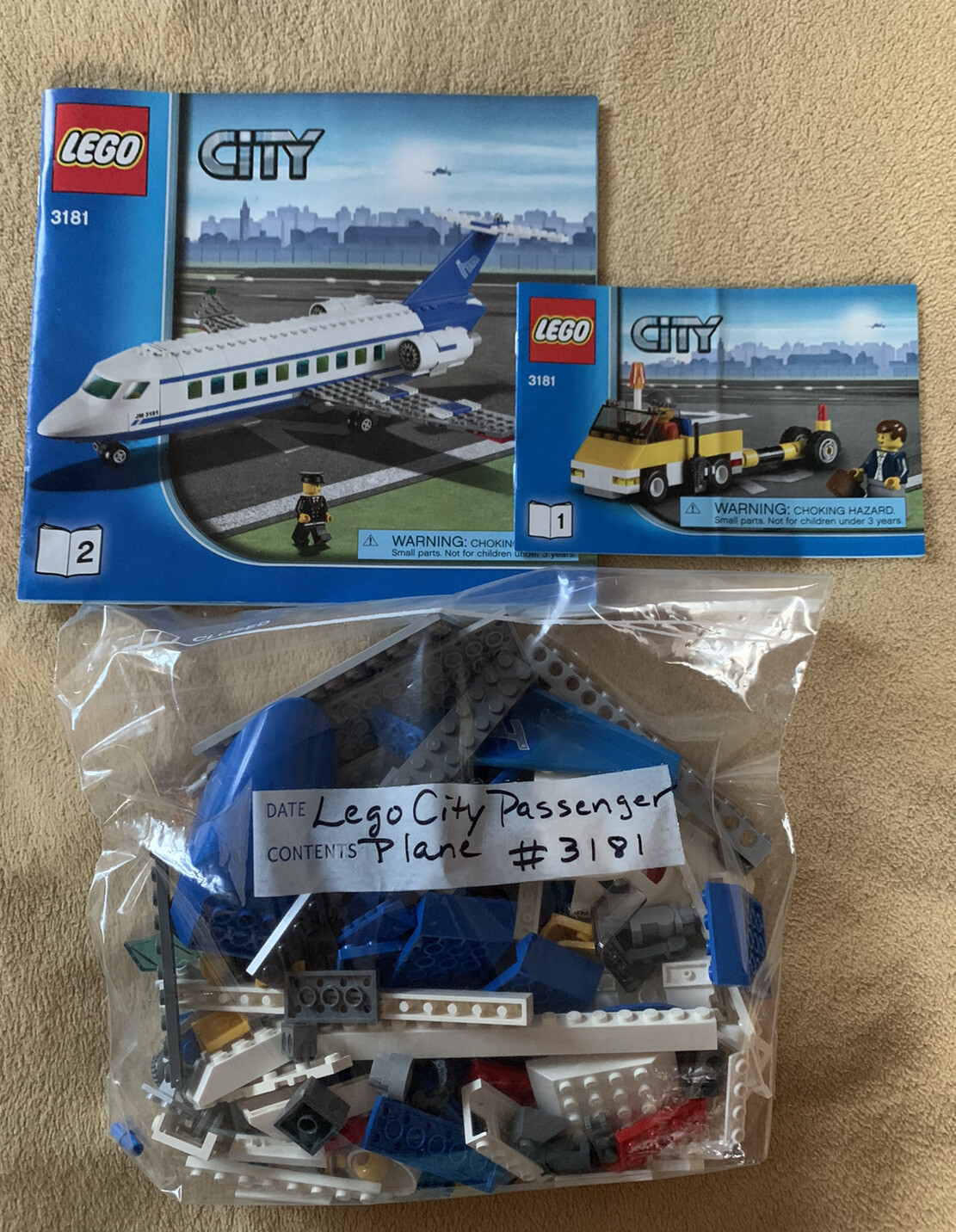 lego city plane 3181