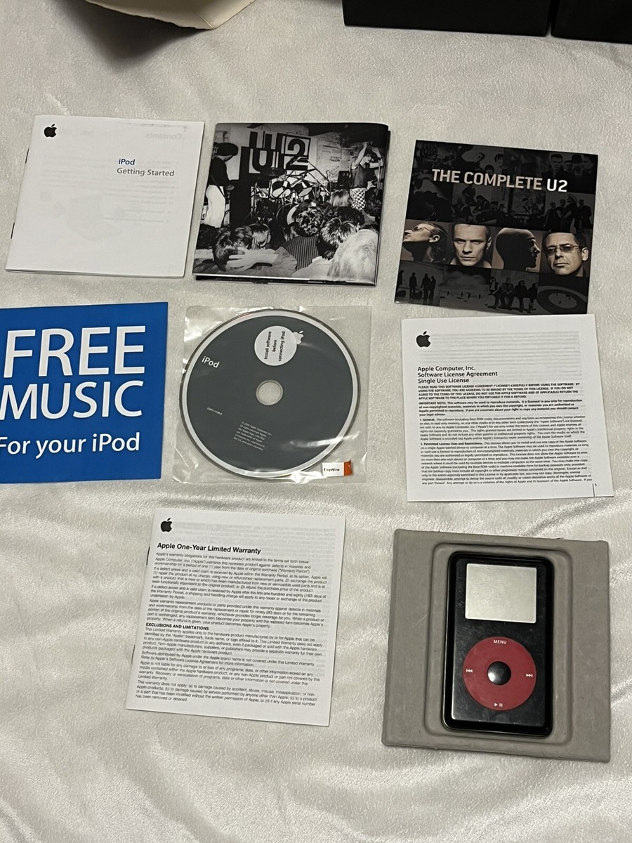 Apple iPod U2 Special Edition 4th Gen. 20 GB Monochrome w / Box
