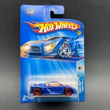 Hot Wheels Track Aces Zender Fact 4 Sports Car Blue Diecast 164 Scale 212