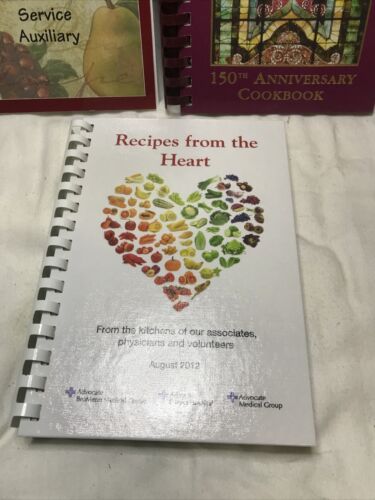 Lot 3 Bloomington IL Community Church Cookbooks Spiral Bound BroMenn Auxiliary - Picture 4 of 10