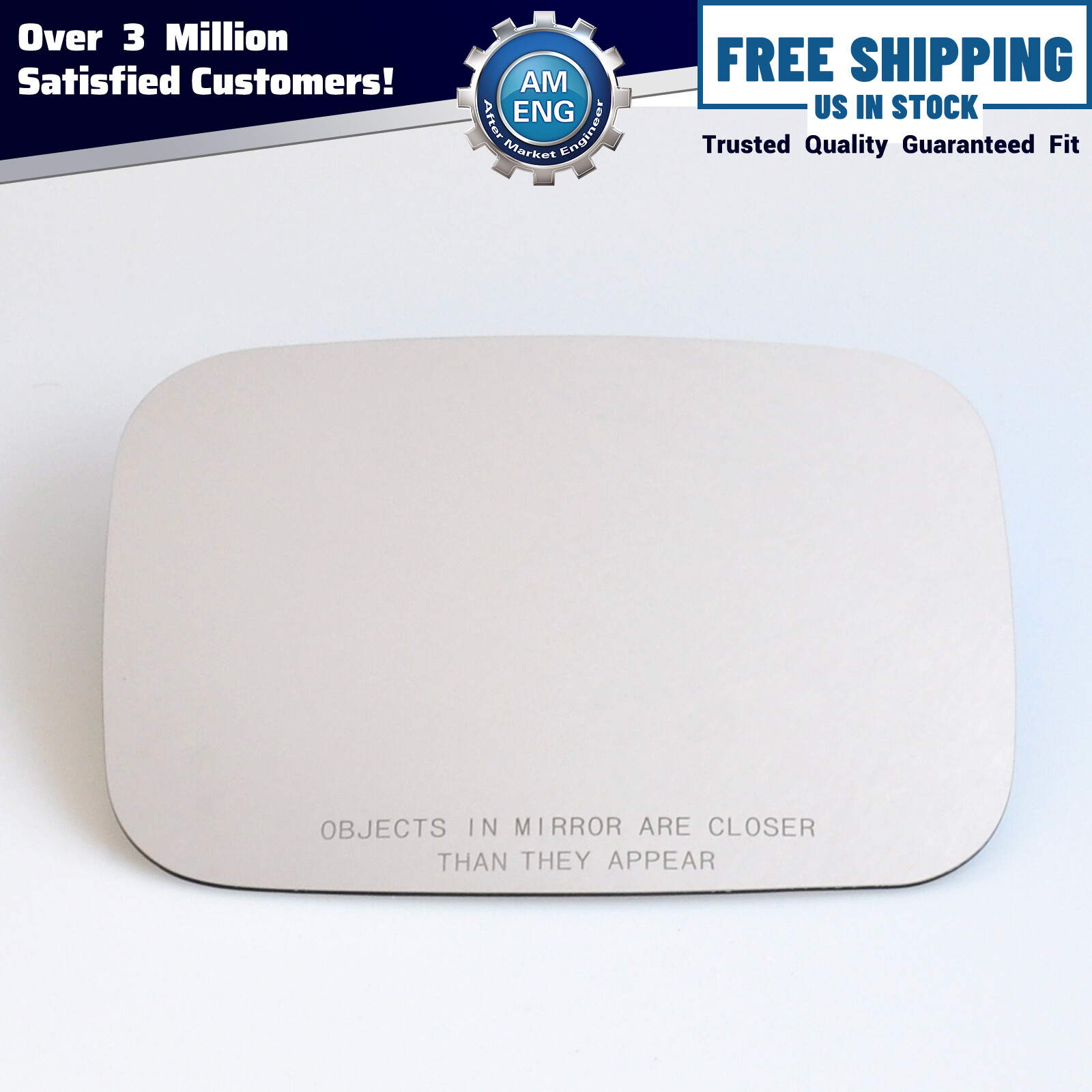 Mirror Glass For 2003-2009 HUMMER H2 Replacement Adhesive Passenger Side Right