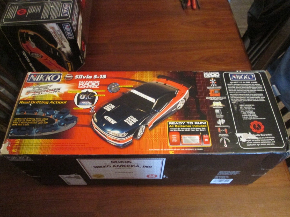 NIKKO Radio Control 1/10 Rc Car Fast and the Furious Nissan Silvia