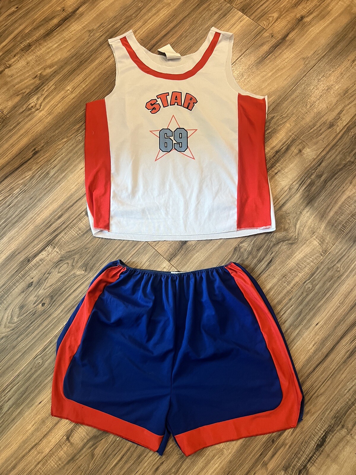 Disfraz de baloncesto Star 69 adulto 2 piezas talla XL