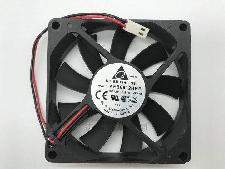 N / A Cooler Fan For 8CM 80MM 8015 80X80X15MM 12V 0.5A 4-Wire PWM - Foto 12