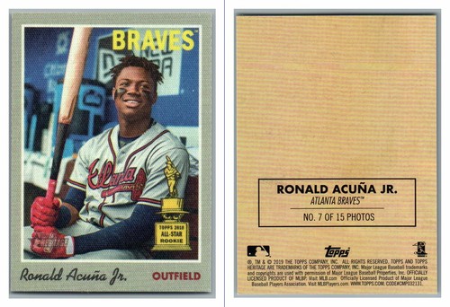 2019 TOPPS HERITAGE CLOTH STICKER INSERT SINGLES U PICK COMPLETE YOUR SET - Picture 8 of 16