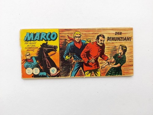 Rarität - Original Lehning Piccolo Comic / MARCO Nr. 45 (mit Sammelmarke) - Bild 1 von 7