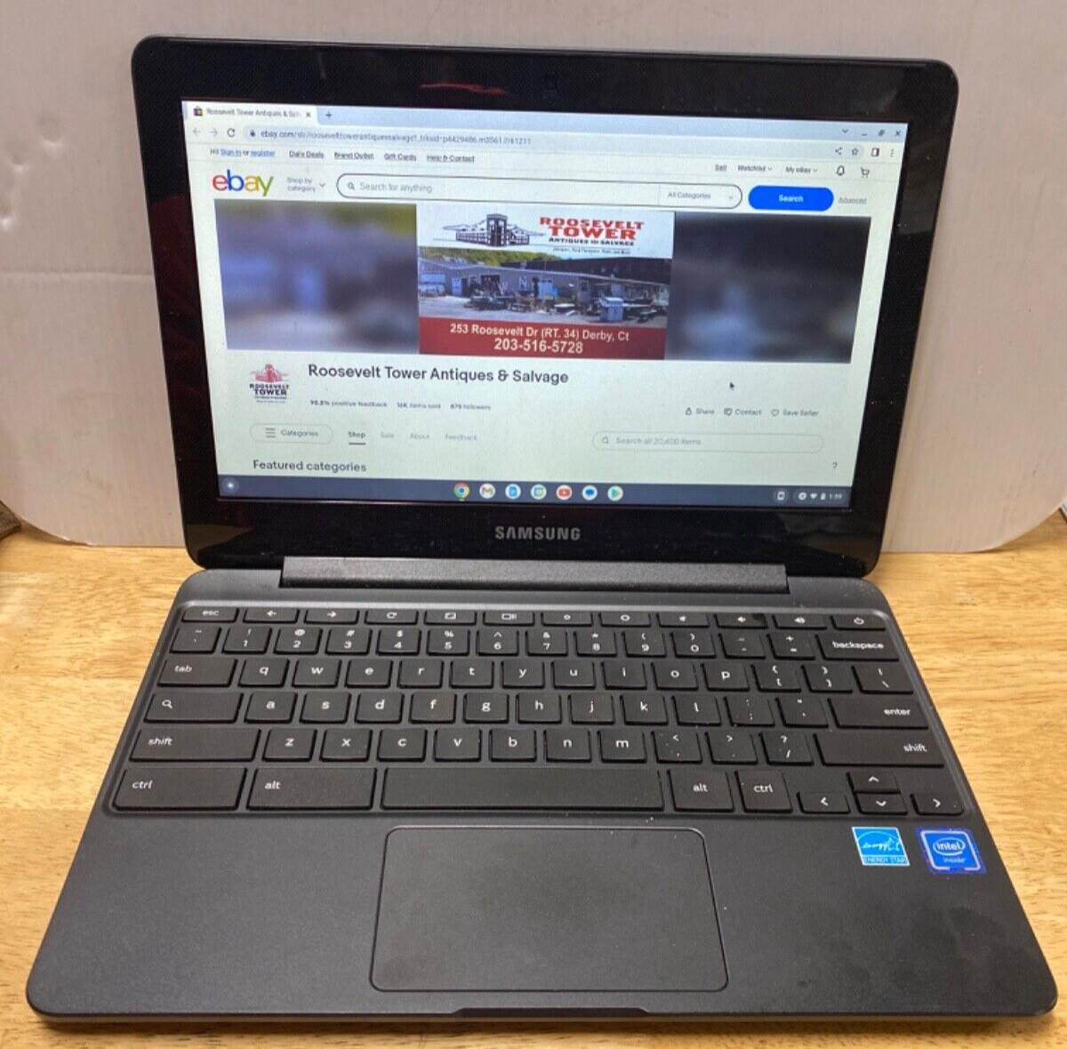 Samsung Chromebook Notebook 10.3" XE500C13 *****TESTED (FCAM2-2Q2928