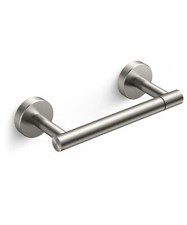 Stainless Steel Double Post Toilet Paper Holder Rustproof Brushed Nickel