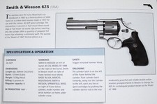 Smith & Wesson S&W Revolver Gun Pistol Picture Out of Print Handgun Spec Sheet