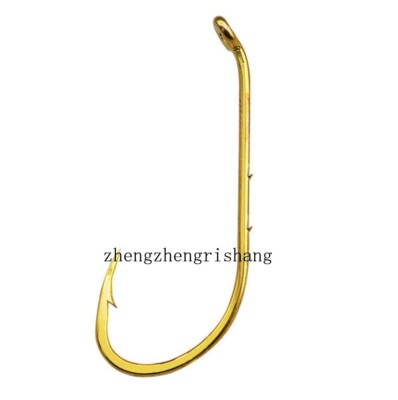 100Pcs Live Bait Hook Worm Hooks Bass Fishing Down-Turned Eye - Main Image