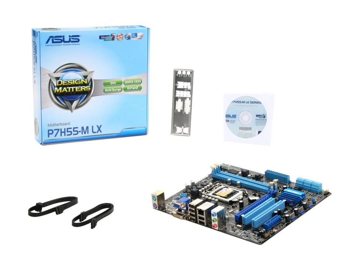 Asus Socket 1156 LGA 1156 ASUS P7P55D-E LX Motherboard DDR3 RAM