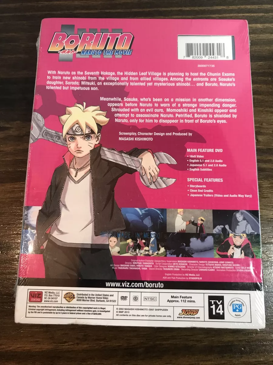 Boruto - Naruto the Movie [New DVD] Sealed Slipcover Vix Media Shonen Jump  TV-14