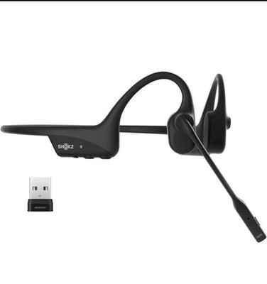 Shokz OpenComm2 UC 2025 USB-A Bone Conduction Bluetooth Stereo PC Headset