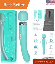 Therapeutic Cordless Massager in Aquamarine - 20 Patterns for Total Relaxation