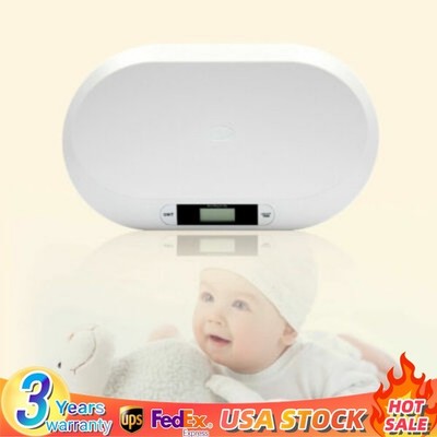 44Ibs Electronic Digital Baby Infant Scale LCD Display ABS Weight Grow Baby Pet