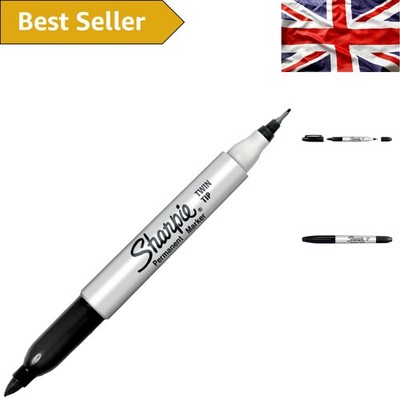 Eleganter Twin Tip Sharpie: Ultrafeine und feine Spitze schwarzer Marker für Details