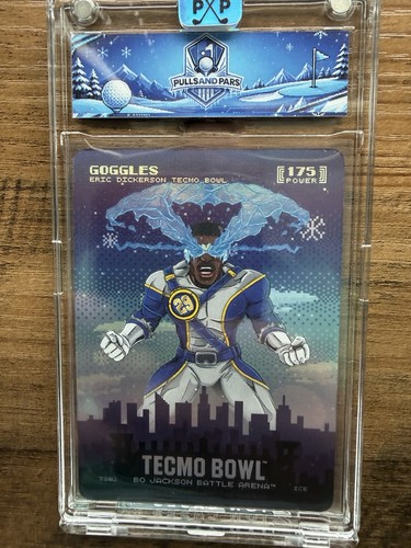 Bo Jackson Battle Arena Tecmo Bowl Goggles Ice Skyline SP Eric Dickerson S282