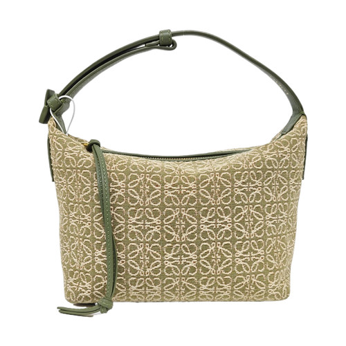 LOEWE Cubi Handbags Cloth Green Free Shipping | Duties Paid