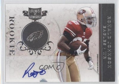 2011 Panini Plates & Patches 15/55 Ronald Johnson #166 Rookie Auto RC 0c2