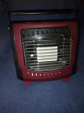 Small portable gas heater using easily repaced canisters in excellent condition.