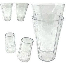 Tupperware Diamant Becher 2 Stück 475 ml Glasoptik  stilvoll transparent NEU