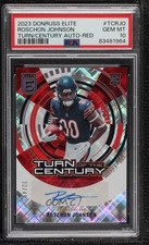 2023 Donruss Elite Turn of the Century Red 30/49 Roschon Johnson PSA 10 Auto g6p