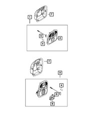 Genuine Mopar Overhead Console 6AN62MS7AA