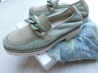 *HISPANITAS-ALISON LOAFER+SANTORINI ALGA+TRENDY+TOLLE FARBE+UNGETRAGEN+Gr. 40