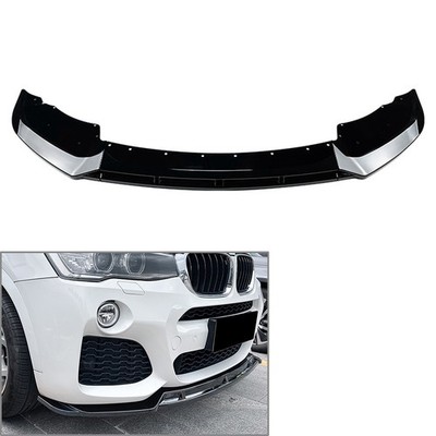 For BMW X3 F25 X4 F26 M Sport 2014-18 Front Bumper Lip Spoiler