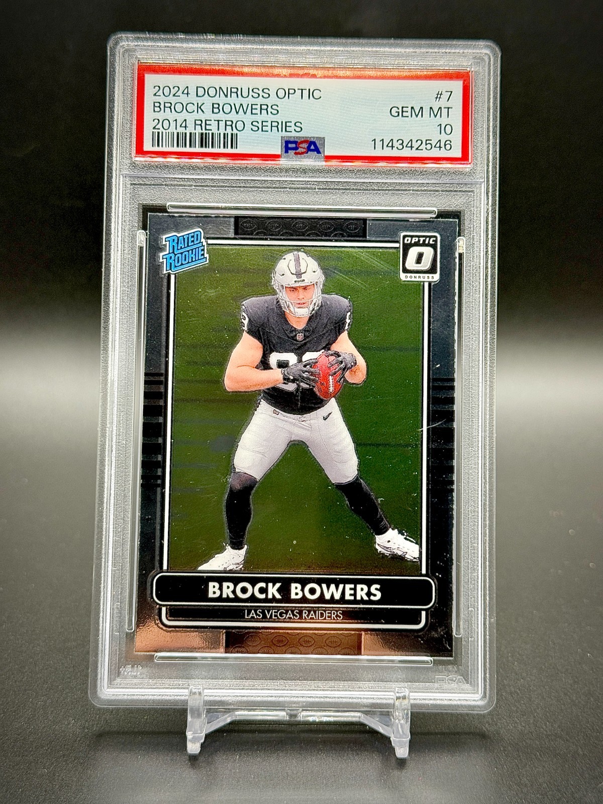 Brock Bowers Panini Donruss Optic 2014 Retro Series #7 Base