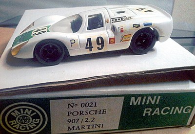 PORSCHE 907 1° 12h Sebring '68 #49 Jo Siffert   H.Herrmann MINI RACING Kit 1:43