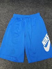 Nike SB Shorts Youth XL Blue Athletic Skateboard Logo Elastic Waist Kids