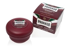 Proraso Shaving Soap in Bowl, Sandalwood  Shea Butter, 5.2 oz for Men